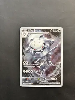 Steelix 150/132 Illustration Rare Pokemon Mega Evolution NM - Image 1