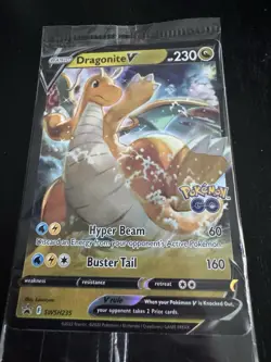 Pokemon - Dragonite V SWSH235 & VSTAR SWSH236 - Pokemon Go - Sealed Promo - Image 1