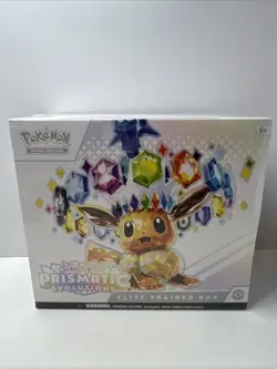 Pokemon TCG Scarlet Violet Prismatic Evolutions Elite Trainer Box ETB New Sealed - Image 1