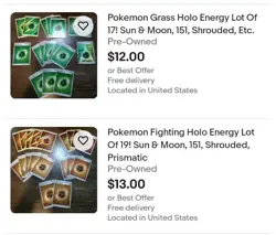 RESERVED Pokemon Holo Energy Lot Of 121! Grass, Fire, Water, Etc. - Image 2
