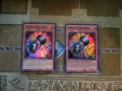 YUGIOH 2X TORQUE TUNE GEAR INOV-EN033 SUPER 1ST EDITION - Image 1