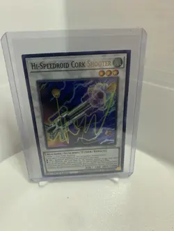 Hi-Speedroid Cork Shooter Ultra Rare 1st Edition LED8-EN004 Yu-Gi-Oh - Image 1