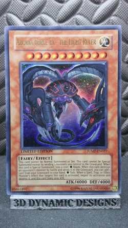 | Yugioh Arcana Force Ex - the Light Ruler JUMP-EN027 Ultra Rare Promo NM- 🔥 | - Image 1
