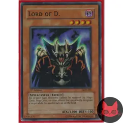 Yugioh Lord of D. SDK-041 Super Rare 1st Edition LP - Image 1