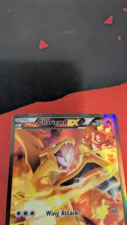 Pokemon Charizard EX XY121 Black Star Promo Full Art Holo Card LP-MP - Image 2