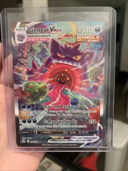 Pokemon Gengar VMAX Alternate Art Holo Card 271/264 Fusion Strike Secret Rare - Image 1