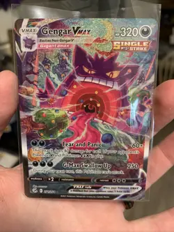 Pokemon Gengar VMAX Alternate Art Holo Card 271/264 Fusion Strike Secret Rare - Image 4