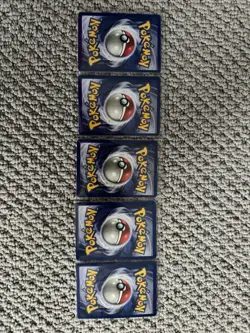 Lot Of 5 WOTC 1999-2000 Movie Promotion Pokemon Cards (CONDITION VAIRES) - Image 2