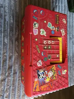 Pokemon Vintage 'Just Stuff' Collector's Case 90's Bulk Cards Chest Storage - Image 1