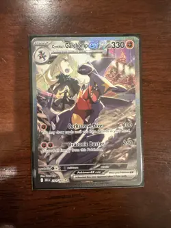 Pokemon TCG Cynthia's Garchomp EX Top Loader Card 232/182 Destined Rivals - Image 1