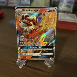 Blaziken GX 28/168 - Pokemon TCG Celestial Storm Sun & Moon Ultra Rare Card NM - Image 1