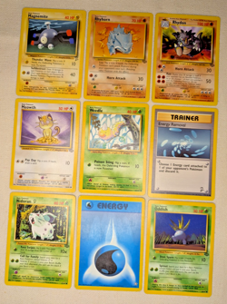 Pokemon TCG WOTC Vintage Card | Base | Jungle | Fossil | 1995-1998 CMN+ Lot 818B - Image 1