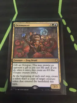 MTG Magic The Gathering Octomancer BLC Rare Frog Druid Commander - Image 1