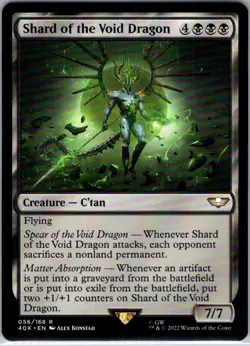 Shard of the Void Dragon - 56 - Universes Beyond: Warhammer 40,000 - Magic MTG - - Image 1