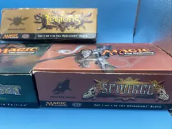 X3 Empty Mtg Booster Boxes ( Legions, 8th Edition & Scourge) For Display - Image 4