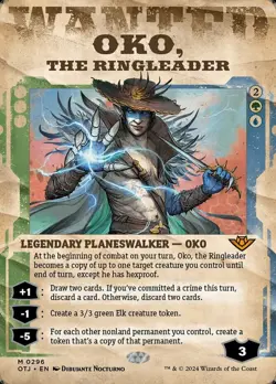 Mint/Near-Mint, English - 1 x MTG Oko, the Ringleader - Showcase Outlaws of Thun - Image 1