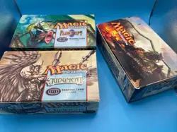 X3 Empty Mtg Booster Boxes (judgment, Planeshift, Zendikar) For Display - Image 1