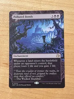 MTG NM Polluted Bonds [Wilds of Eldraine Enchanting Tales] - Image 1