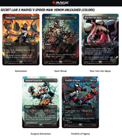 Secret Lair x Marvel's Spider-Man: Venom Unleashed (Colors) - PRESALE - FOIL - Image 1