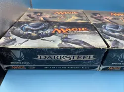 X4 Empty Mtg Booster Boxes (x2darksteel & X2 Onslaught) For Display - Image 2