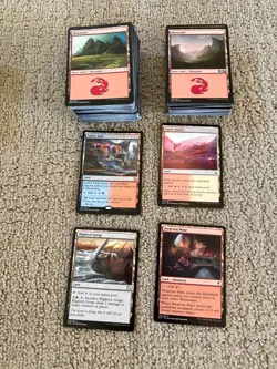 MTG 1,000 Land Bulk Lot, Mixed 200 of Each Color, Dual Color Lands, Common-Rare. - Image 4