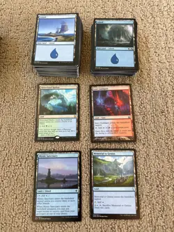 MTG 1,000 Land Bulk Lot, Mixed 200 of Each Color, Dual Color Lands, Common-Rare. - Image 5