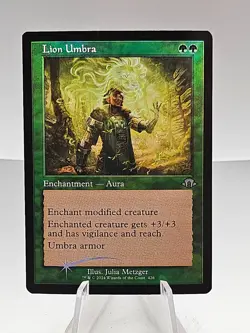 1x (426) Lion Umbra - FOIL - RETRO FRAME MH3 MTG Modern Horizons 3 NM Magic Foil - Image 1