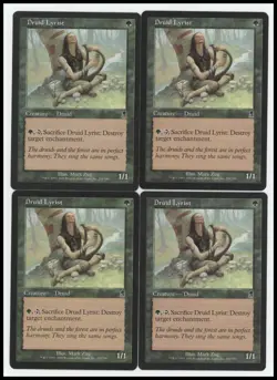 Druid Lyrist x4 Odyssey Magic: The Gathering MTG Near Mint Common - Image 1