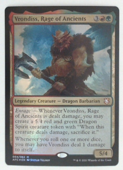 MTG Bling - Foil - Vrondiss, Rage of Ancients - Forgotten Realms -H332 - Image 1