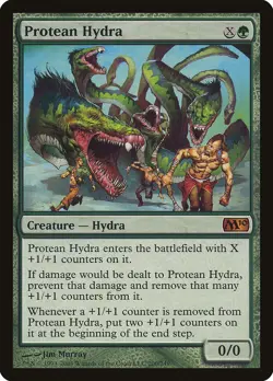 Protean Hydra Magic 2010 / M10 HEAVILY PLD Green Mythic Rare MAGIC CARD ABUGames - Image 1