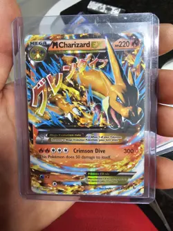 Pokemon Mega Charizard EX 13/106 Holo Ultra Rare 2014 XY Flashfire Card - Image 1