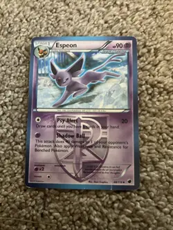 Pokemon Espeon TCG Card 48/116 Plasma Freeze Uncommon Non-Holo - Image 1