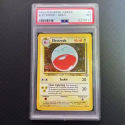 PSA 7 Electrode 1st Edition Jungle 2/64 Pokemon Card Near MINT Holo (38) - Image 1