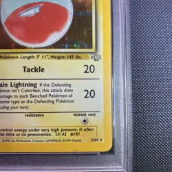 PSA 7 Electrode 1st Edition Jungle 2/64 Pokemon Card Near MINT Holo (38) - Image 3