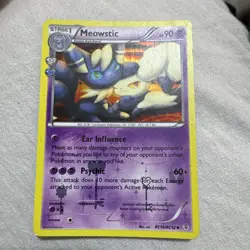 Meowstic RC15/RC32 Generations Reverse Holo Pokemon Card LP+ - Image 1