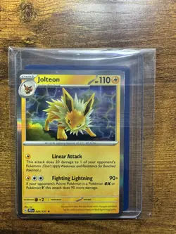 Eevee Evolution Pokemon Card Gift Set - Includes Eevee & Jolteon Ready-to-Gift - Image 5