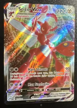 Scizor VMAX 119/189 Swsh03: Pokemon TCG Card Darkness Ablaze Holo Near Mint/Mint - Image 2