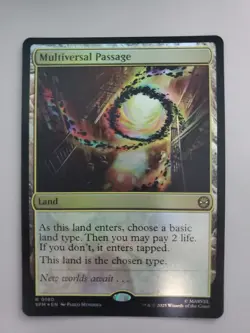 MTG Multiversal Passage Marvel's Spider-Man Foil Rare - Image 1