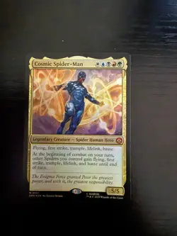 MTG Cosmic Spider-Man FOIL NM Regular Marvel Spider-Man - Image 1