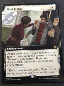 Rent Is Due - Extended Art - SPM - MTG - EN - NM - 0247 - Image 1