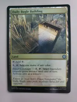 MTG Daily Bugle Building Marvel's Spider-Man Foil Uncommon - Image 1