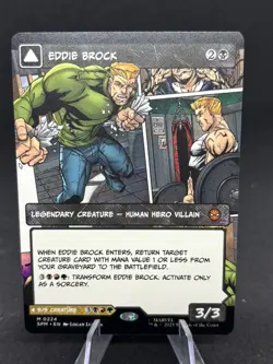 2025 MTG Marvel Spider-Man Eddie Brock (0224) (Borderless) 0224 Pack Fresh NM - Image 1