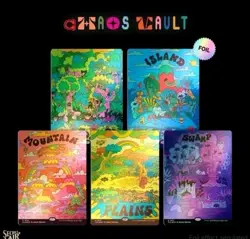 Flower Power MTG Secret Lair Chaos Vault Foil And Non Foil Sets! Preorder - Image 1