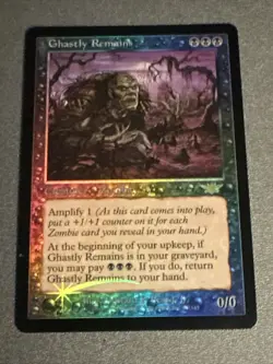 Ghastly Remains Foil X1 Legends Ex Condition See Pics Front Back Mtg - Image 1