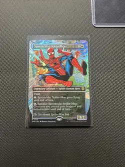 MTG Spectacular Spider-Man (0240) (Borderless) (Textured Foil) The Six-Arm Suit - Image 5