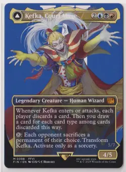 MTG Kefka, Court Mage (Borderless) Final Fantasy Non Foil - Image 1