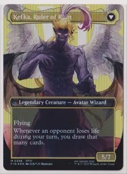 MTG Kefka, Court Mage (Borderless) Final Fantasy Non Foil - Image 2