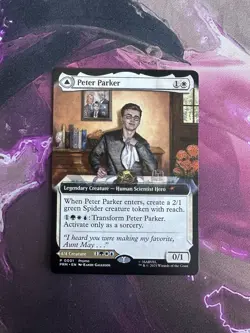 Peter Parker Amazing Spider-Man Disney Exclusive Promo MTG - Image 1
