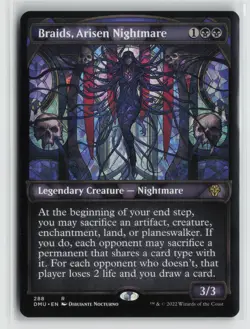 Braids, Arisen Nightmare 288 Showcase Dominaria United DMU MTG Magic - Image 1