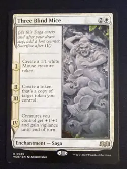 1x Three Blind Mice (35) Wilds of Eldraine LP MTG Magic the Gathering x1 MKE - Image 1